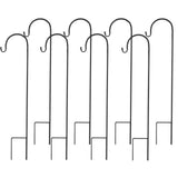 Set of 8 Anti-Wind Shepherd Hooks for Garden and Wedding Decorations