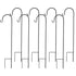Set of 8 Anti-Wind Shepherd Hooks for Garden and Wedding Decorations
