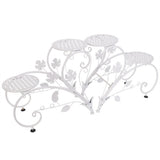 Outdoor Indoor Metal Flower Pots Planter Plant Stands Garden Shelf Racks