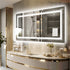 Anti-Fog LED Bathroom Mirror with 2-Way Mount 1000*600mm/Double LED