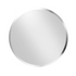 P&P Silver Round Wall Mirror 80x80cm Frameless Beveled Glass Accent for Modern Rooms