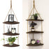 Bohemian Hanging Shelf Organizer 3 Tier Storage Rack