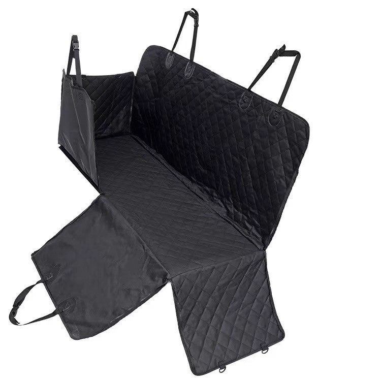 Dog Car Seat Cover, Waterproof Pet Seat Cover for Back Seat with Side Flaps, Non-Slip Durable Scratchproof Dog Hammock f