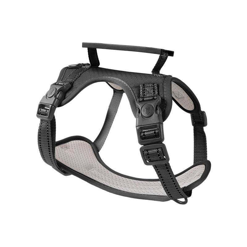 Reflective Dog Harness with Leash, No-Pull Vest Harness for Dogs, Adjustable Dog Vest with Handle, Walking Training Pet 