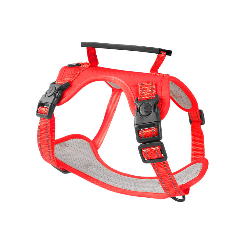 Reflective Dog Harness with Leash, No-Pull Vest Harness for Dogs, Adjustable Dog Vest with Handle, Walking Training Pet 