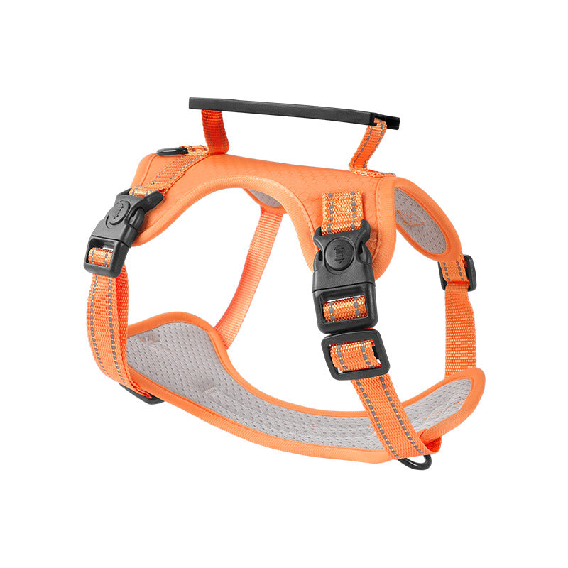 Reflective Dog Harness with Leash, No-Pull Vest Harness for Dogs, Adjustable Dog Vest with Handle, Walking Training Pet 