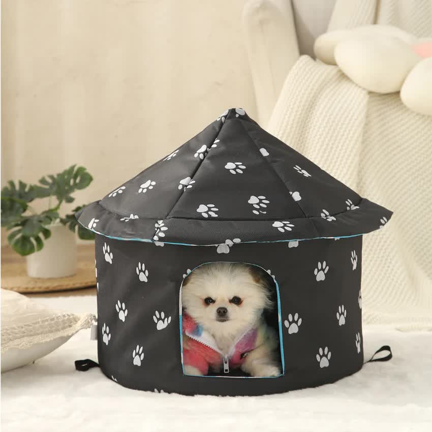 Outdoor Waterproof Cat House - Insulated, Weatherproof, Warm Shelter for Cats, Ideal for Winter Protection, Size: M 40*4