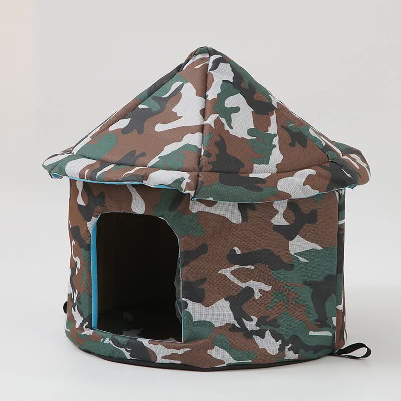 Outdoor Waterproof Cat House - Insulated, Weatherproof, Warm Shelter for Cats, Ideal for Winter Protection,Size: M 40*41