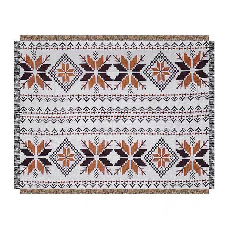 2pcs pack set 90*180cm Bohemian Picnic Blanket, Waterproof Camping Blanket, Outdoor Rug for Camping, Picnic, Beach  
