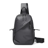 Multifunctional Crossbody Chest Bag | Stylish and Practical Shoulder Backpack for Everyday Use (Gray)