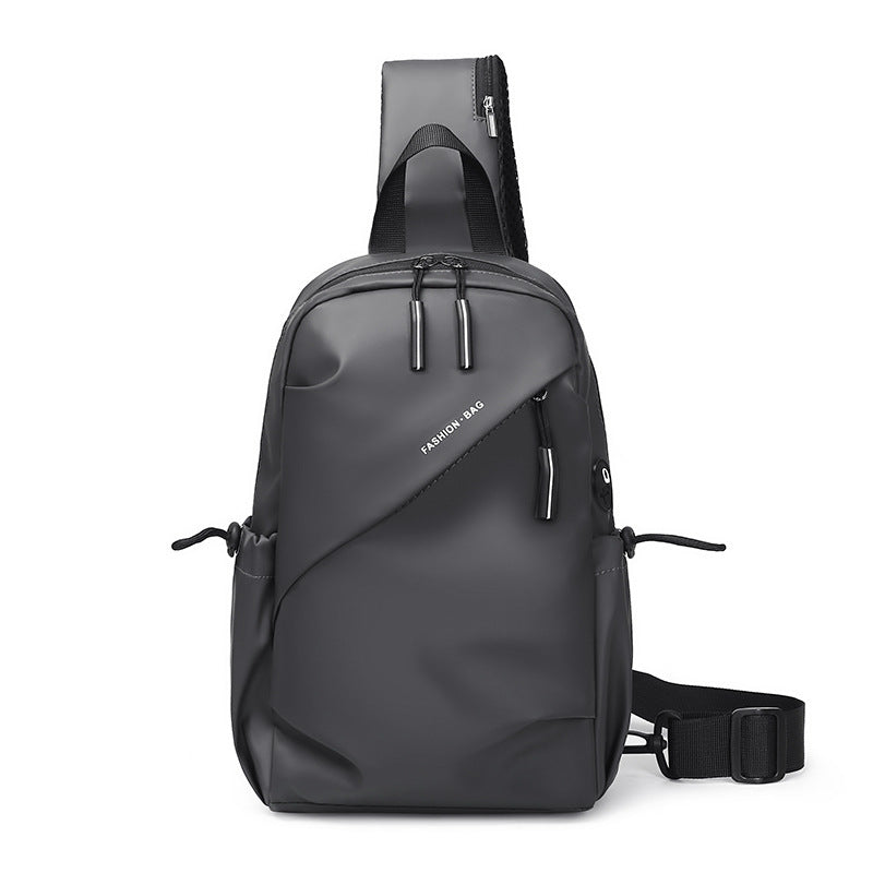 Multifunctional Crossbody Chest Bag | Stylish and Practical Shoulder Backpack for Everyday Use (Gray)