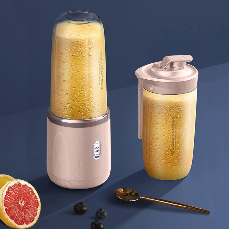 1 x Portable USB Pink Rechargeable Juicer Cup,Portable Blender for Smoothies and Juices - USB Rechargeable, Powerful & C
