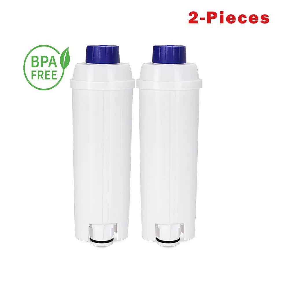 2pcs pack DeLonghi DLSC002 Carbon Filter â€“ Replacement Water Filter for DeLonghi Coffee Machines, Active Carbon Purifi