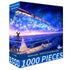 (2 PCS) 1000-Piece Star Train Jigsaw Puzzle - High Difficulty Stress-Relief  Toy