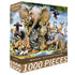(2 PCS) 1000-Piece Animal World Jigsaw Puzzle - High Difficulty Stress-Relief  Toy