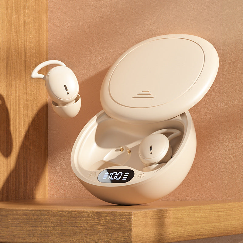 Flesh color M73 Noise-Cancelling Bluetooth Earphones - Wireless, Bluetooth 5.4, Mini In-Ear Design, Ultra Long Battery L