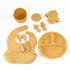 Yellow 8-Piece Silicone Children&