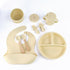 Beige 8-Piece Silicone Children&