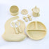 Beige 8-Piece Silicone Children&