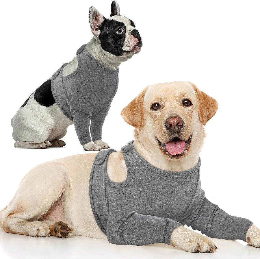 S Pet Front Leg Protective Sleeve â€“ Elastic Dog Leg Guard for Post-Surgery Protection, Prevents Licking and Biting