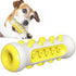 Yellow Dog Squeaky Toys For Aggressive Chewers, Tough Toothbrush Dog Chew Toy, Nearly Indestructible Rubber Toys For Pet