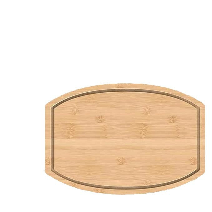 Corner Bamboo Cutting Board with Juice Groove â€“ Space-Saving Kitchen Countertop Board
