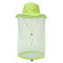 Green Outdoor Mosquito Net Hat - Sun Protection and Insect Repellent Bucket Hat