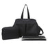 Black Multi-functional Baby Diaper Bag with Changing Mat - Travel & Stroller-Friendly Design