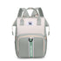 Green New Large Capacity Mommy Bag  Portable and Lightweight Multi-Function Diaper Backpack, Stylish Baby and Mom Storage Bag