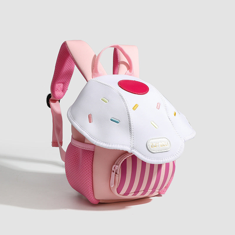 Pink New Kids Cartoon Backpack â€“ Lightweight, Personalized School Bag for Toddlers and Preschoolers â€“ Perfect for Tr