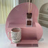 31*27*8cm Pink Acrylic Desktop Storage Organizer - Christmas Aromatherapy Display Shelf for Cosmetics, Candles, and Deco