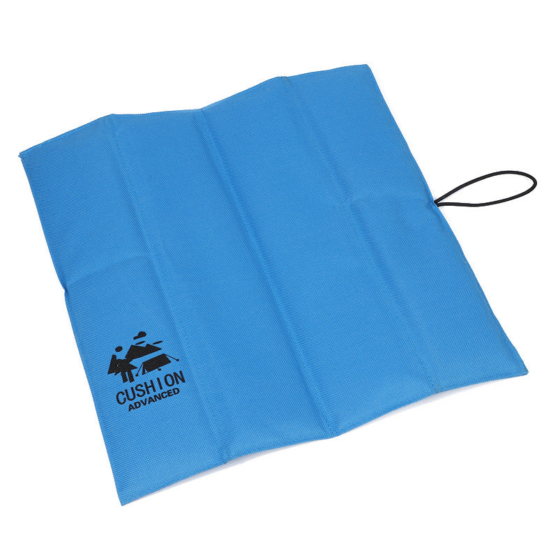 4 PCS Blue Portable Waterproof Outdoor Picnic Mat, Moisture-Proof Thermal Seat Pad, Foldable and Lightweight Travel Cush