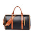 Black And Brown  PU Leather Foldable Garment Bag, Women&