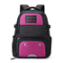 Pink And Black Large Capacity Sports Backpack, Waterproof Basketball & Soccer Bag, Separate Shoe Compartment, Student Ba