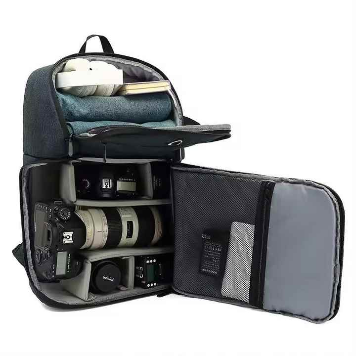 Waterproof DSLR Camera Backpack - Multifunctional large-capacity camera bag that easily carries a tripod mount and headp