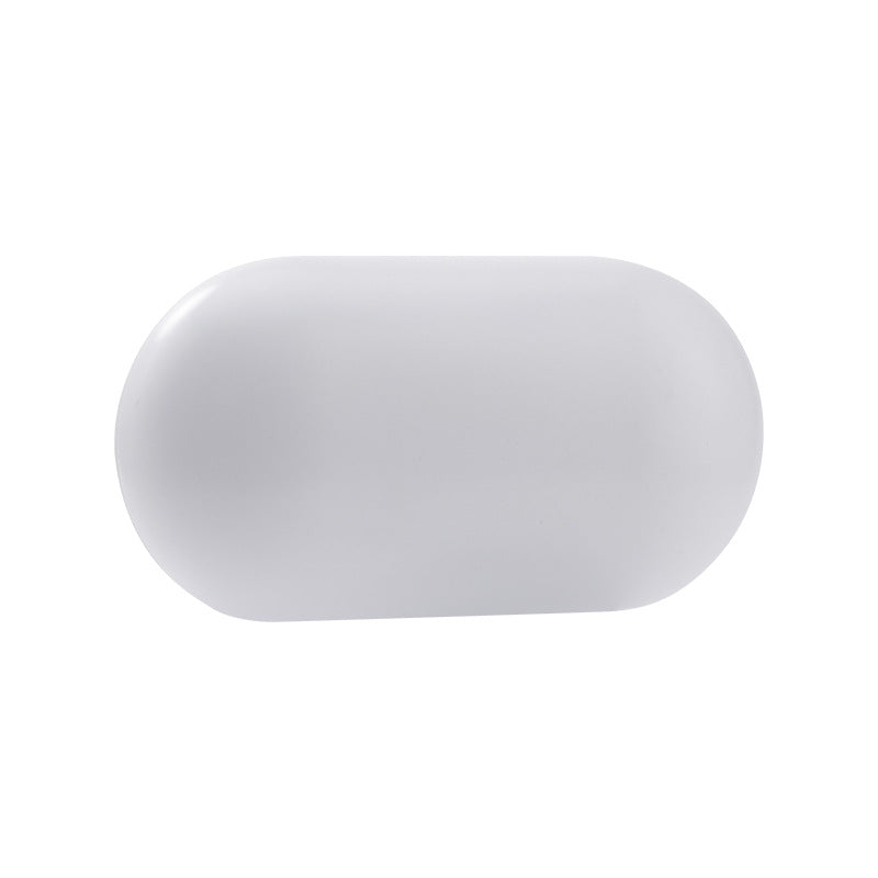 White Wall-Mounted Toothbrush Sterilizer with UV-C Disinfection and Drying - USB Rechargeable, Family 5-Brush Holder, AB