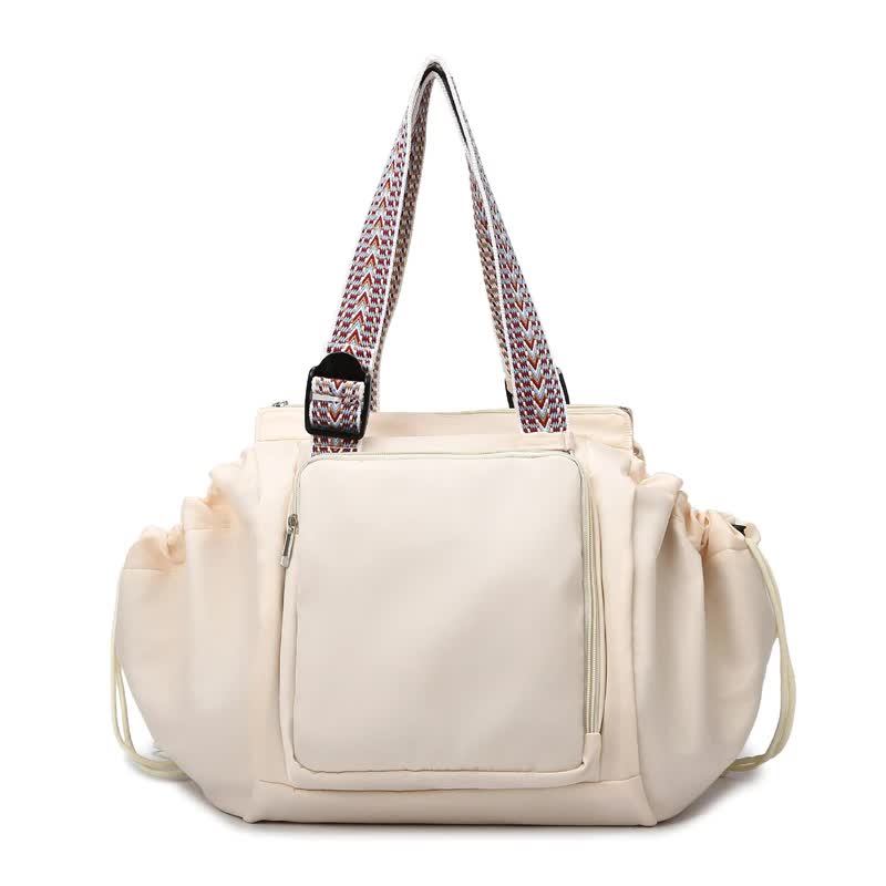 Off White Convertible Multifunctional Baby Cradle Travel Bag â€“ Womenâ€™s Backpack, Shoulder Bag, Mummy Bag with Expand