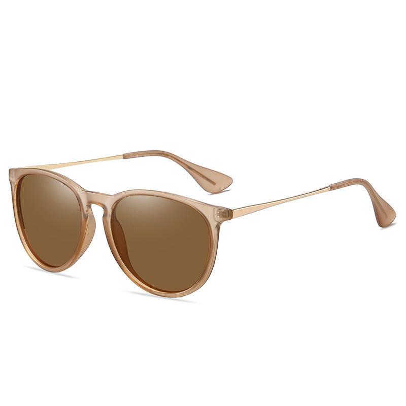Brown Stylish Polarized Sunglasses for Men and Women - UV Protection, Lightweight Design, Trendy Sunglasses for Outdoor 