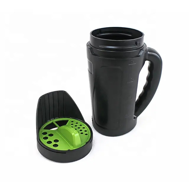 Garden Lawn Seed Spreader and Snow Salt Dispenser â€“ Portable Handheld Seeder