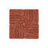 Reddish Brown Natural Black Walnut Wooden Coasters, Heat-Resistant Tea Cup Pads, Puzzle-Shaped Drink Mats, Eco-Friendly Tea Accessories Set
