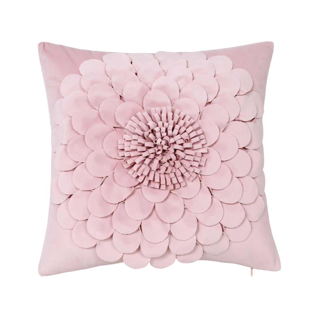 Style 2 Pink 3D Floral Cushion Covers - Modern Luxury Decorative Throw Pillow Covers for Living Room(Without Pillow Inse