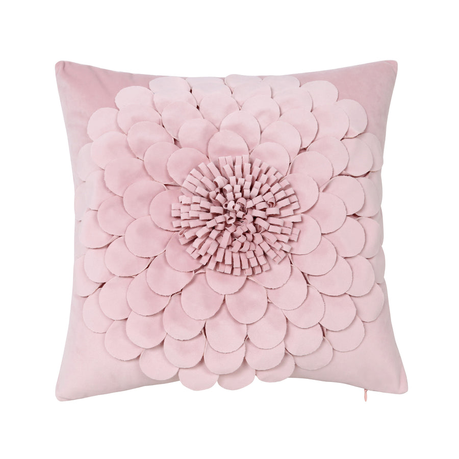 Style 2 Pink 3D Floral Cushion Covers - Modern Luxury Decorative Throw Pillow Covers for Living Room(Without Pillow Inse
