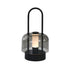 Black Portable Rechargeable LED Lantern â€“ Touch Control, Adjustable Brightness, USB Charging