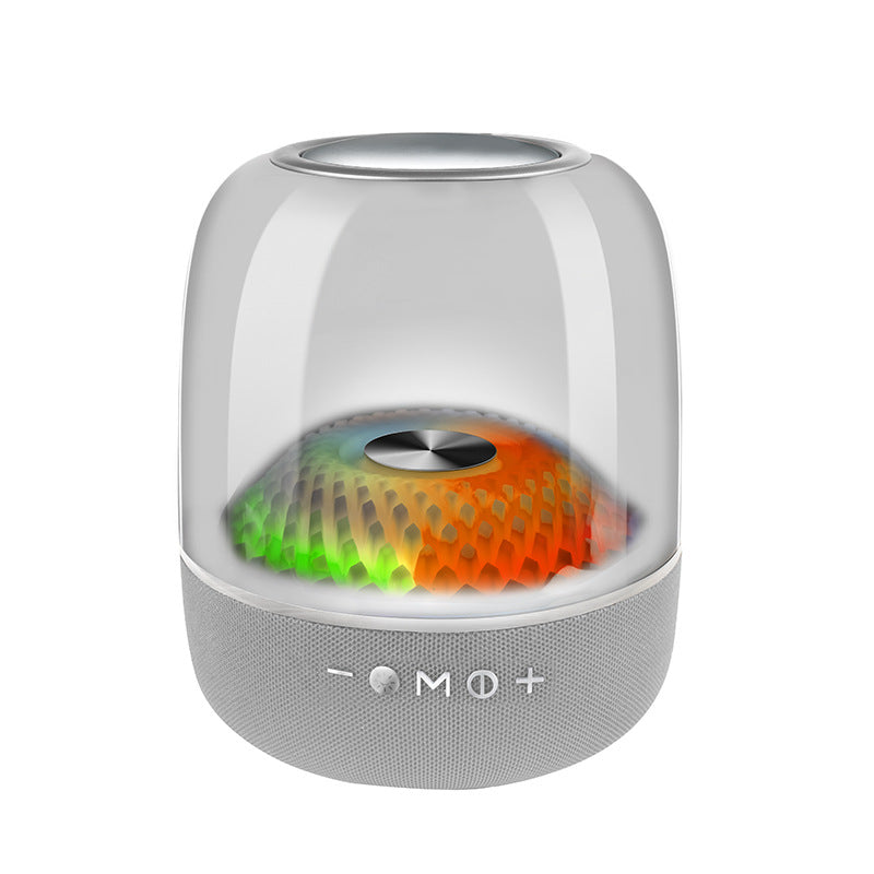 LP90 White 360Â° Bluetooth Home Theater Speaker - LED Light Effect, 120W Surround Sound