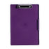 Purple A4 Plastic Document Storage Clipboard - Portable and Durable