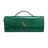 Green Elegant PU Leather Clutch Bag with Snake Print Design - Multi-color Options