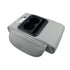 GT-6 No embroidery Gray ,Multifunctional Car Armrest Storage Box Cushion - Universal Fit with Cup Holder and Tissue Disp