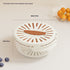 2PCS Brown Double-Layer Fruit and Vegetable Drain Basket - Multifunctional Collapsible Kitchen Strainer with Handle for Washing and Storage