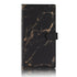 Black Marble Sparkling Document Organizer Wallet - 24x12.8cm, Lightweight and Durable