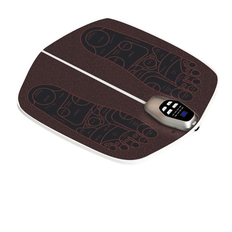 Electric Foot Massager Mat with Remote Control â€“ 32-Speed, 8 Modes, LED Display